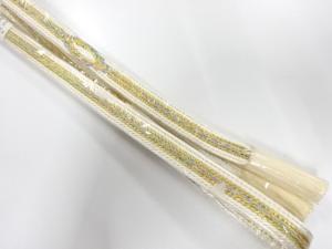 大特価品　上質　未使用品　正絹　撚り房　手組帯締め